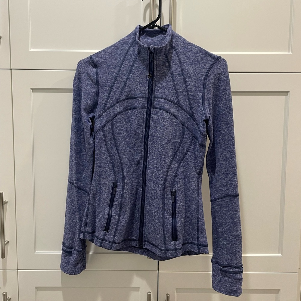 LULULEMON PURPLE HEATHERED DEFINE JACKET